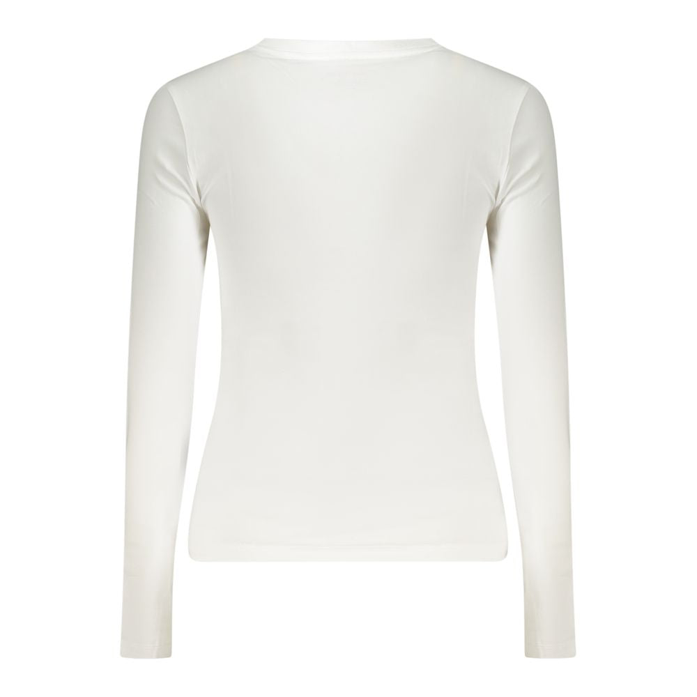 Guess Jeans Bianco Cotton Woman T-Shirt