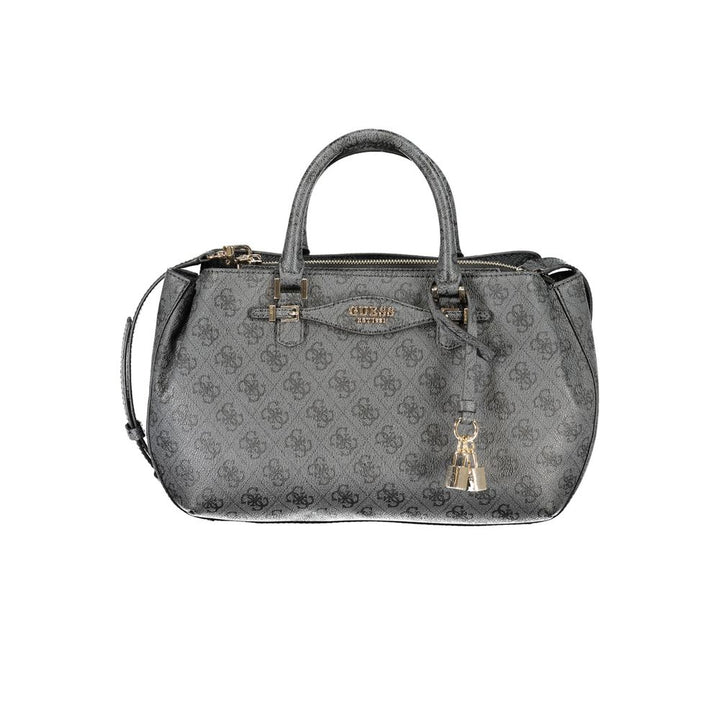 Guess Jeans Nero Poliuretano Women Handbag
