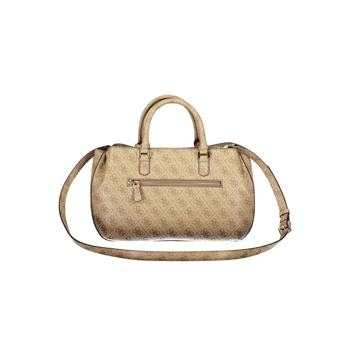 Guess Jeans Beige Polyurethane Women Handbag