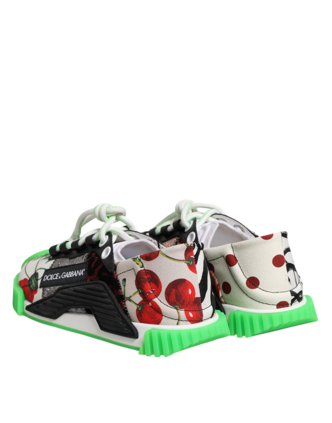 Dolce & Gabbana Multicor DG Logo Leopard Cherry Sneaker Shoes