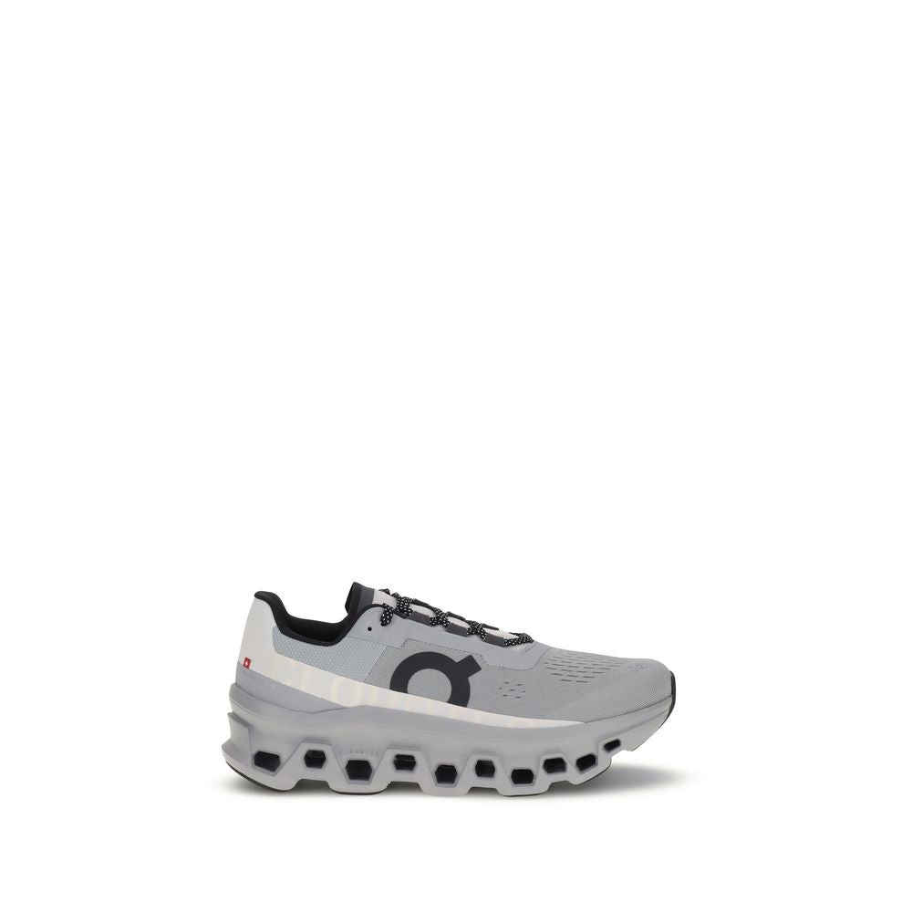 ON Gray Polyester Athletic Sneakers