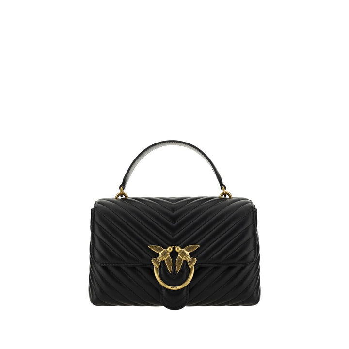 PINKO Black Calf Leather Bos Taurus Wallet