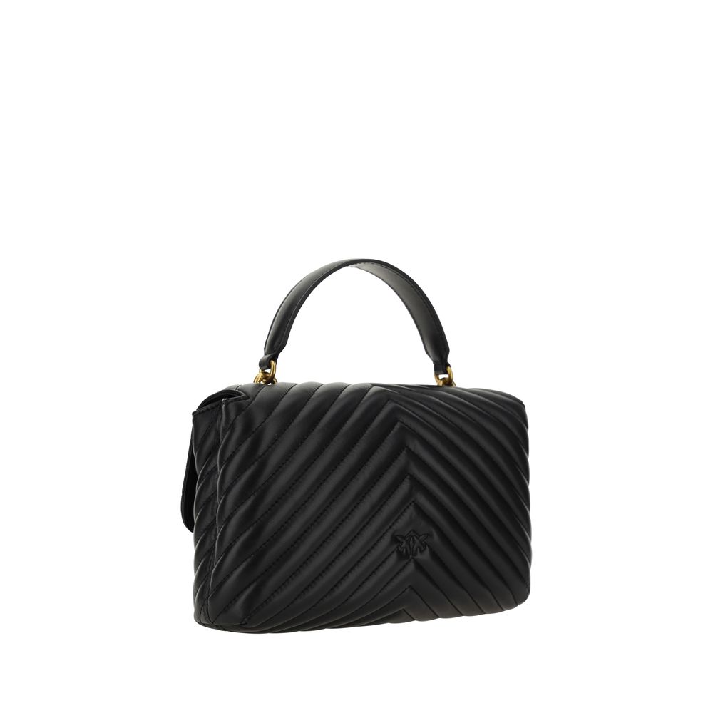 PINKO Black Calf Leather Bos Taurus Wallet