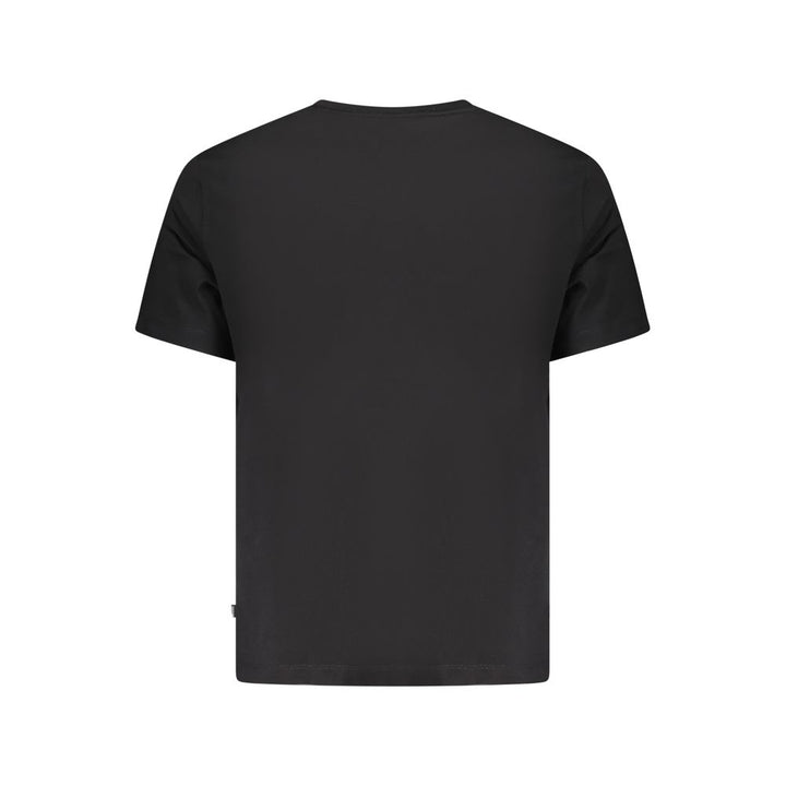 Guess Jeans Black Cotton Men T-Shirt