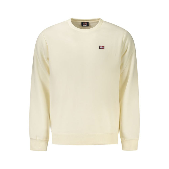 Norway 1963 White Cotton Men Sweater