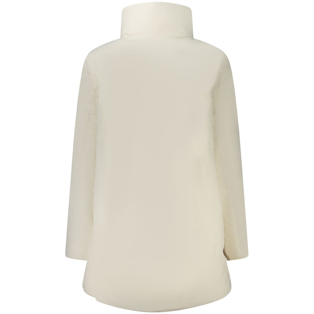 K-WAY White Nylon Jackets & Coat