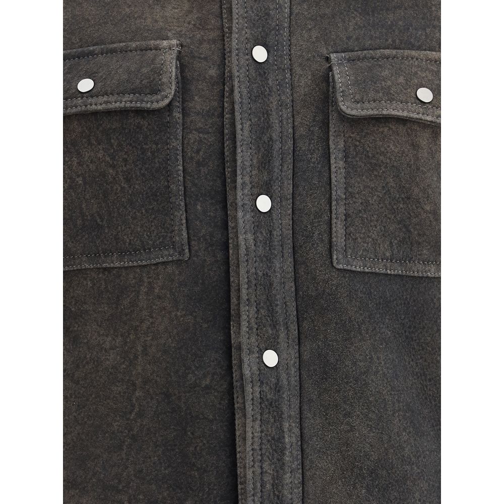 Salvatore Santoro Gray Lamb Ovis Aries Aries Coat