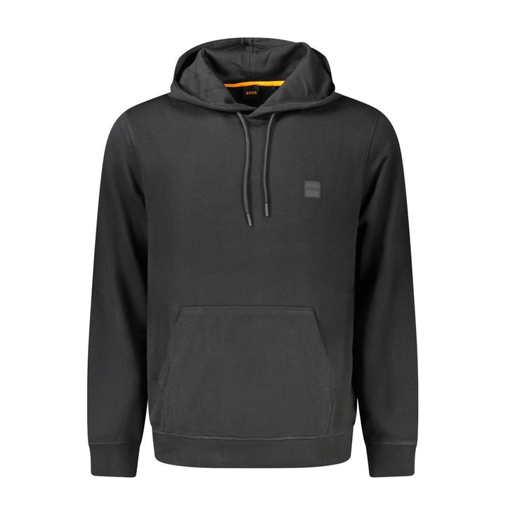 Hugo Boss Black Cotton Men Sweater