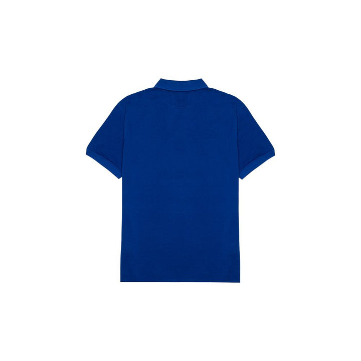 Emporio Armani Blue Cotton Polo Shirt