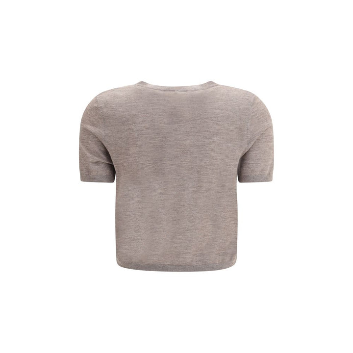 Lisa Yang Beige Cashmere Cardigan