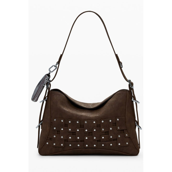Desigual Marrone Poliuretano Women Handbag