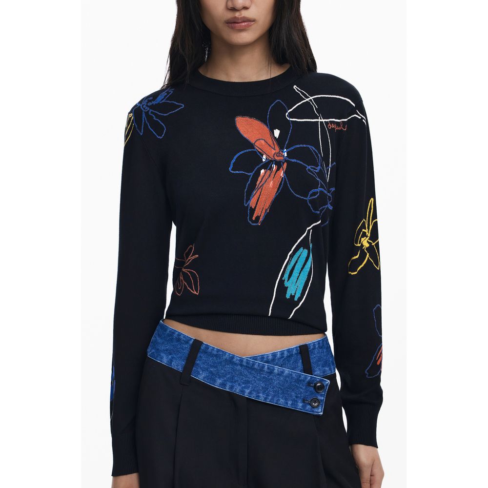 Desigual Black Viscosa Women's Jersey