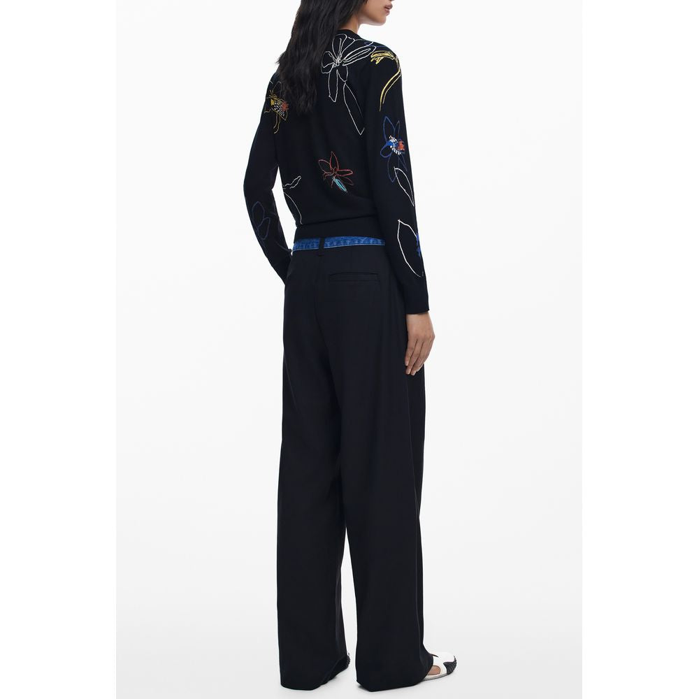 Desigual Black Viscosa Women's Jersey