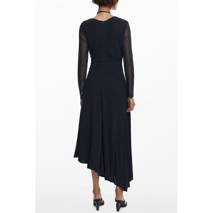 Desigual Black Polyester Women Dress
