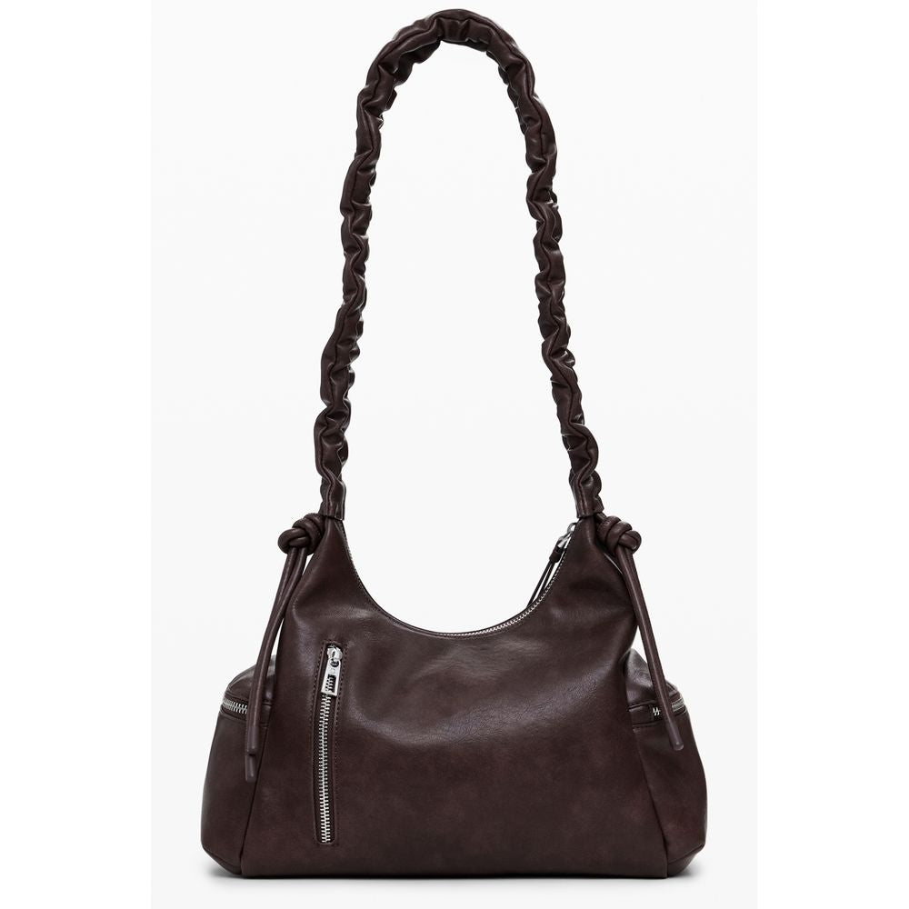 Desigual Marrone Poliuretano Women Handbag