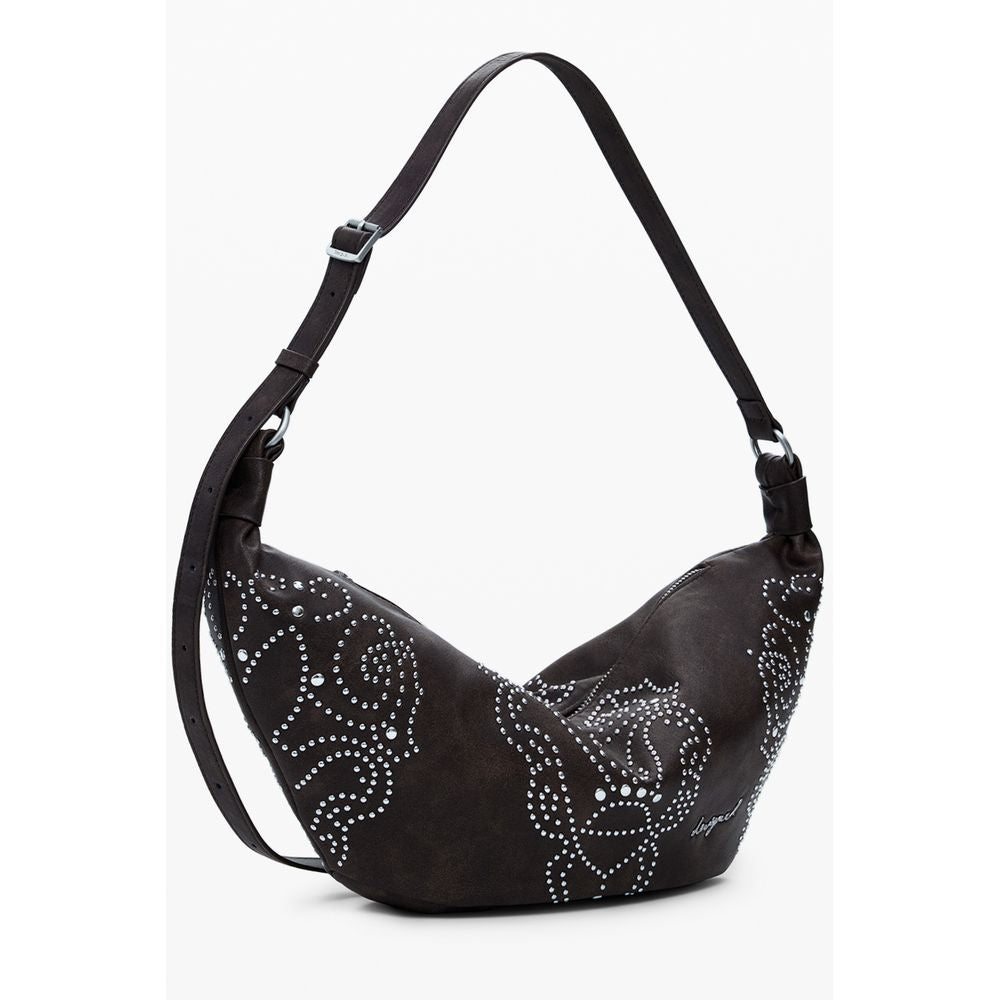 Desigual Brown Polyethylene Women Handbag