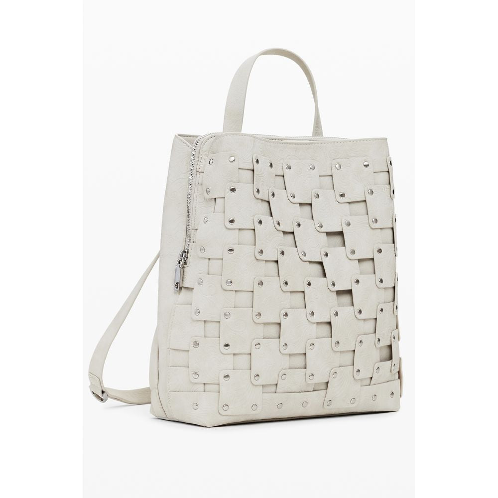 Desigual Beige Polyurethane Women Backpack