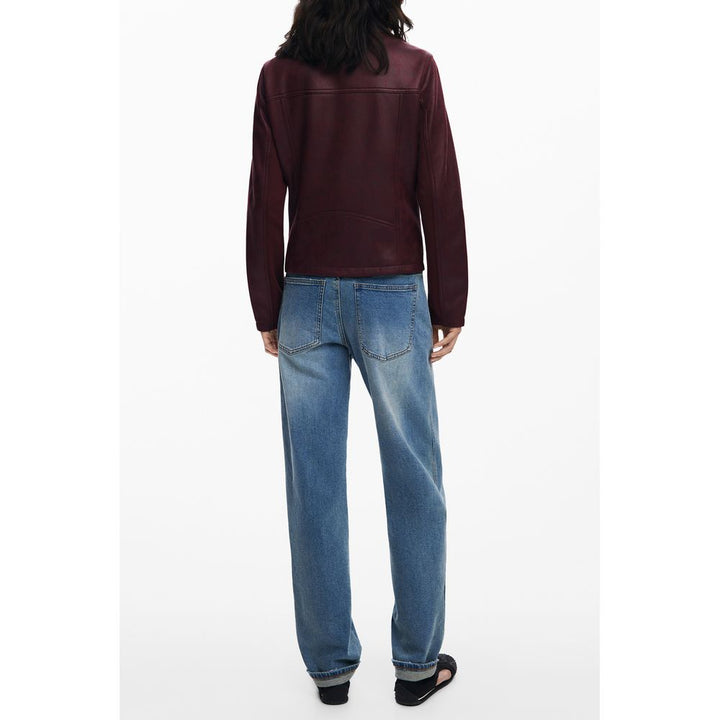 Desigual Red Polyester Women's Jacket