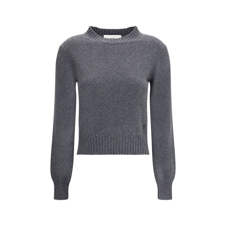 Ami Paris Gray Cashmere Sweater