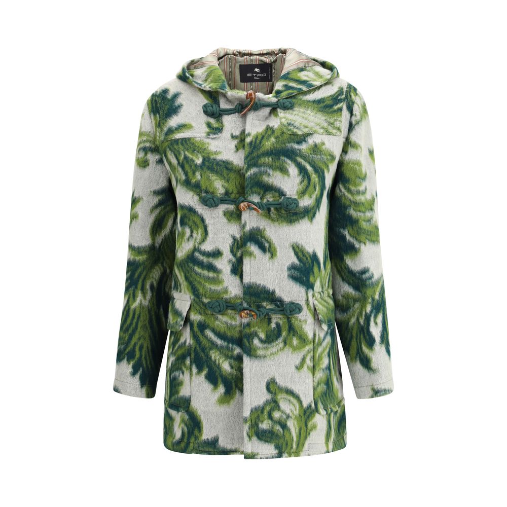 Etro Bicolor Wool Coat