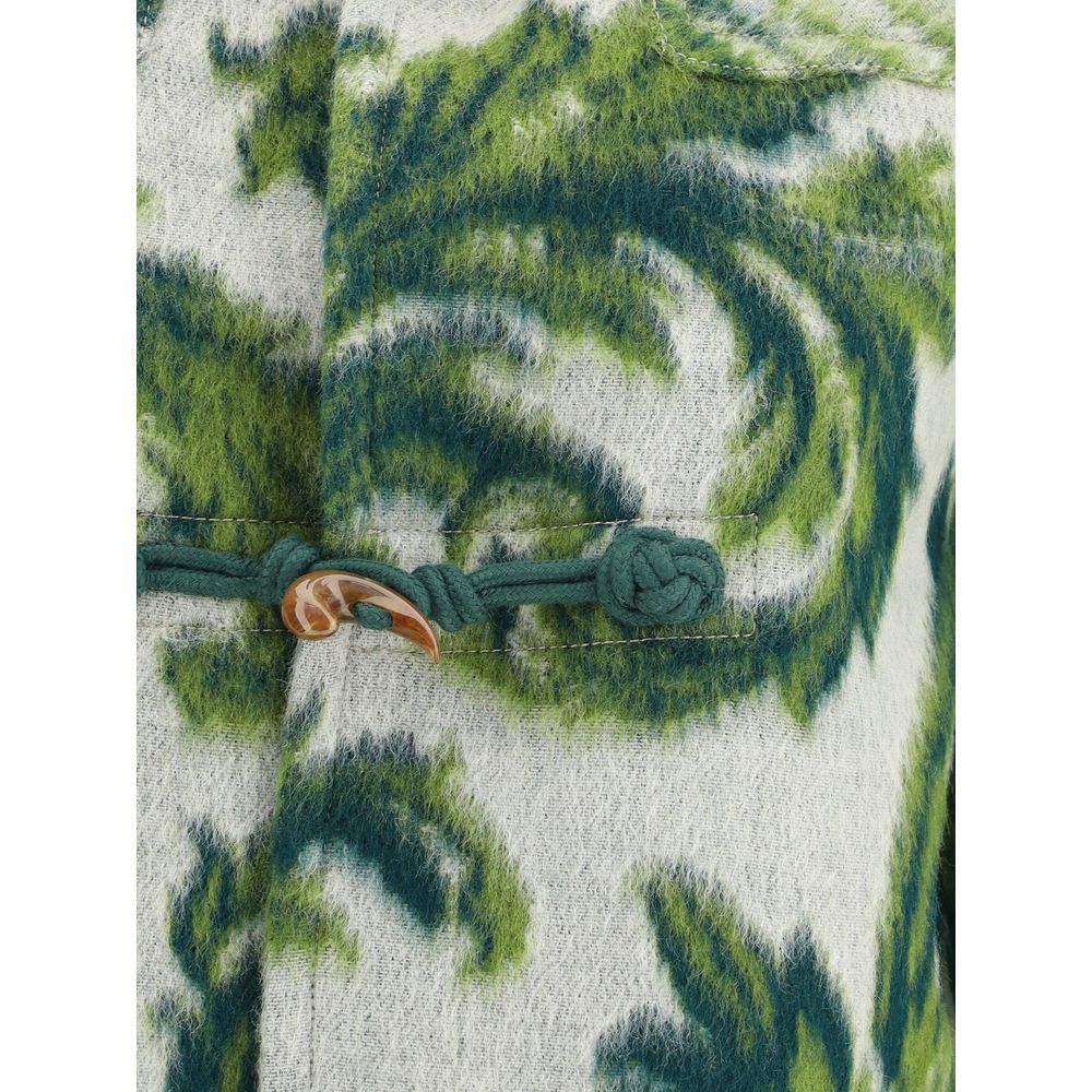Etro Bicolor Wool Coat