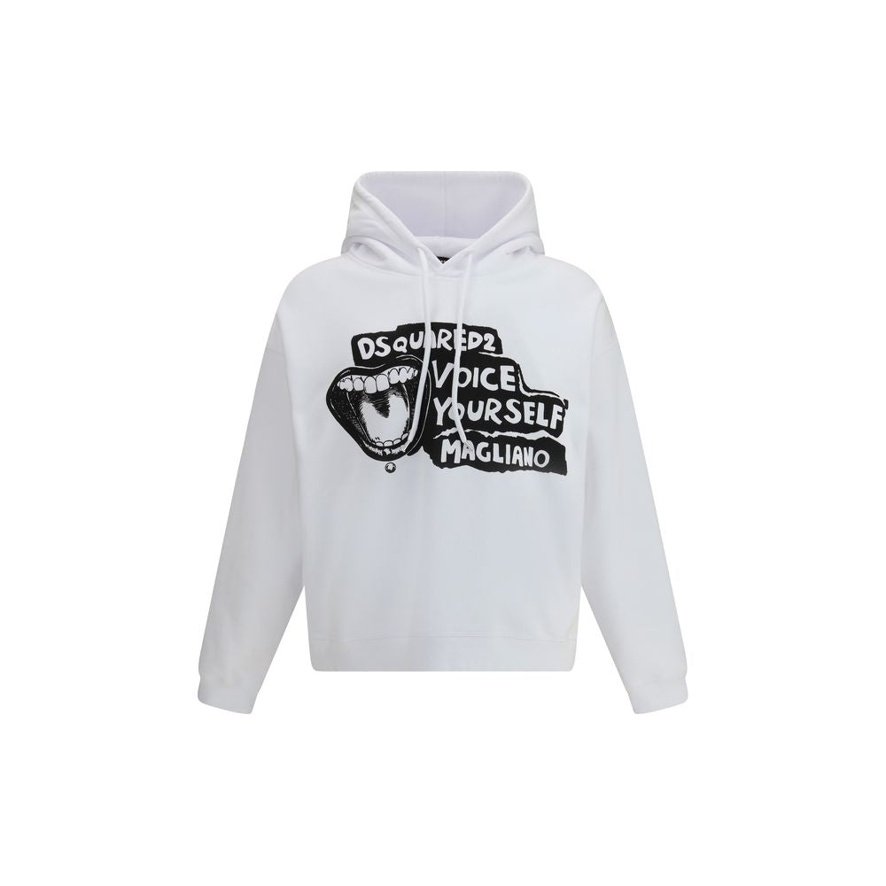 Dsquared² White Cotton Sweatshirt