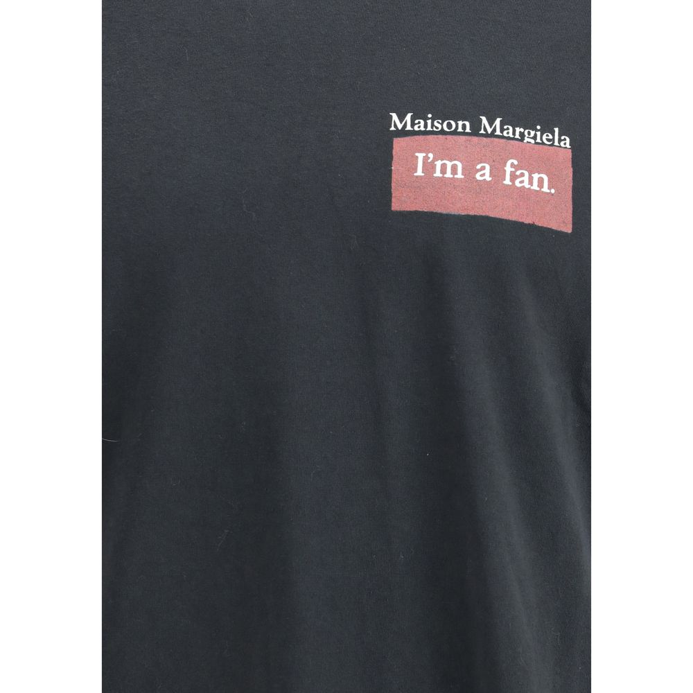 Margiela Black Cotton T-Shirt