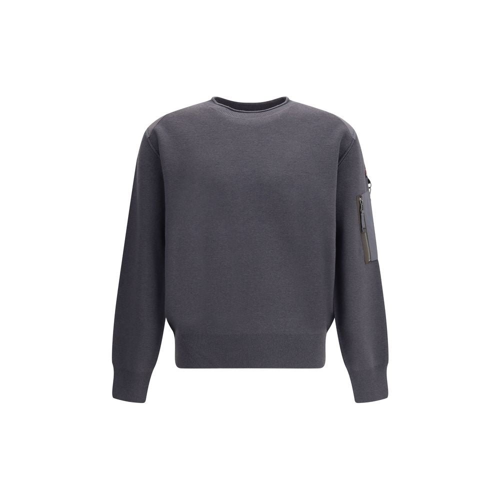 Parajumpers Gray Cotton Sweatshirt