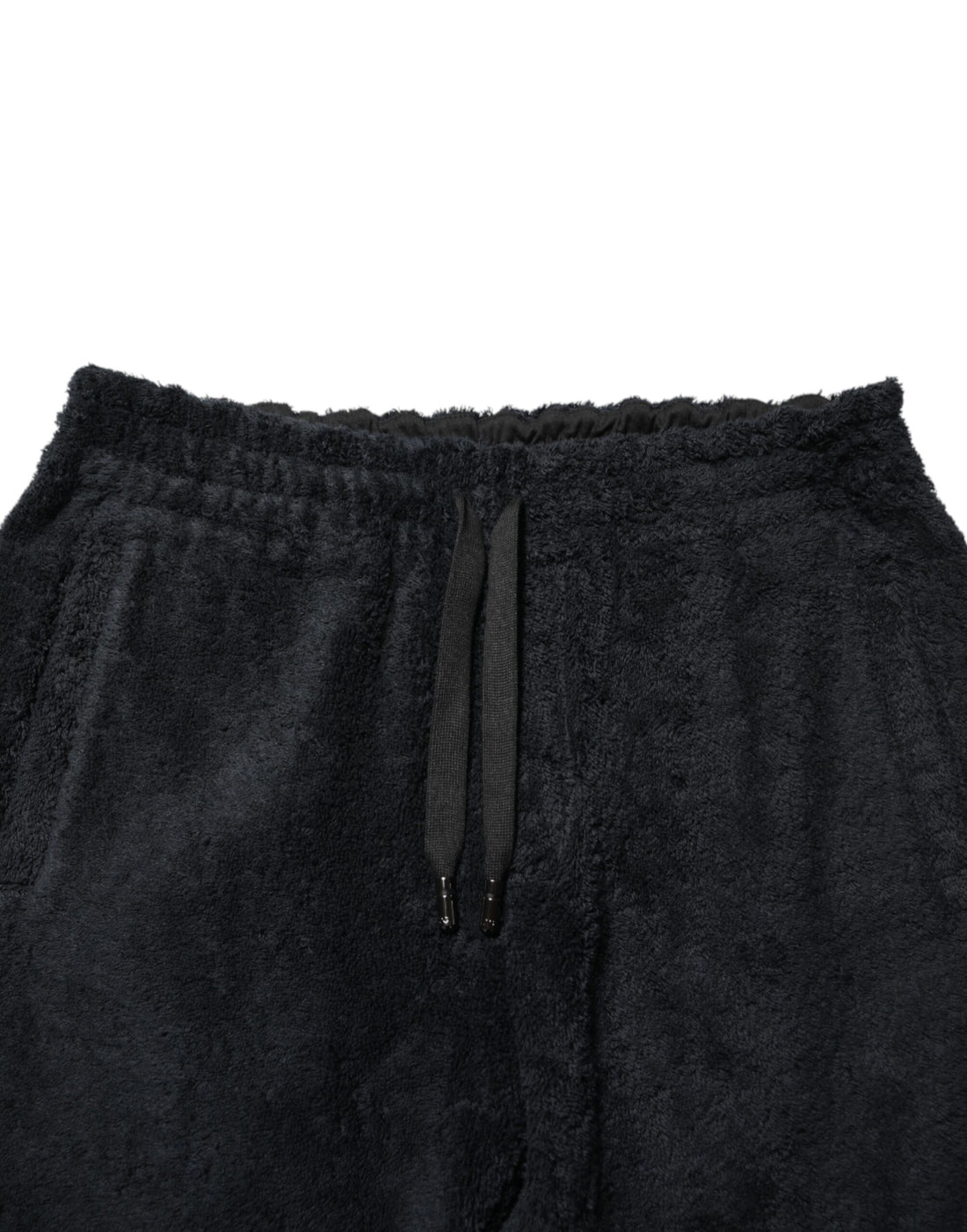 Dolce & Gabbana Black Cotton Logo Men Jogger Sweatpants Pants