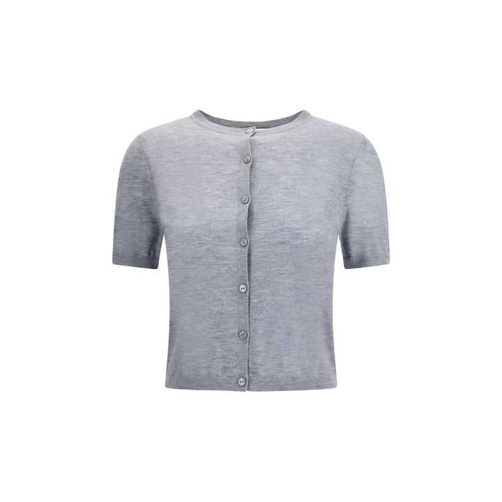 Lisa Yang Gray Cashmere Cardigan