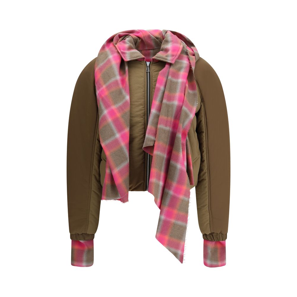 MARBELL Brown Cotton Shell Jacket