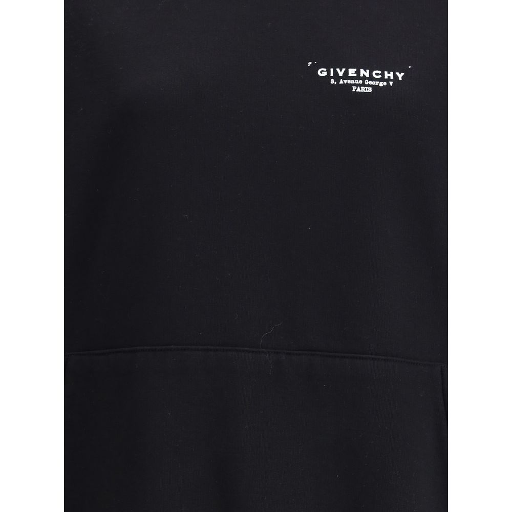 Givenchy Black Cotton Sweatshirt