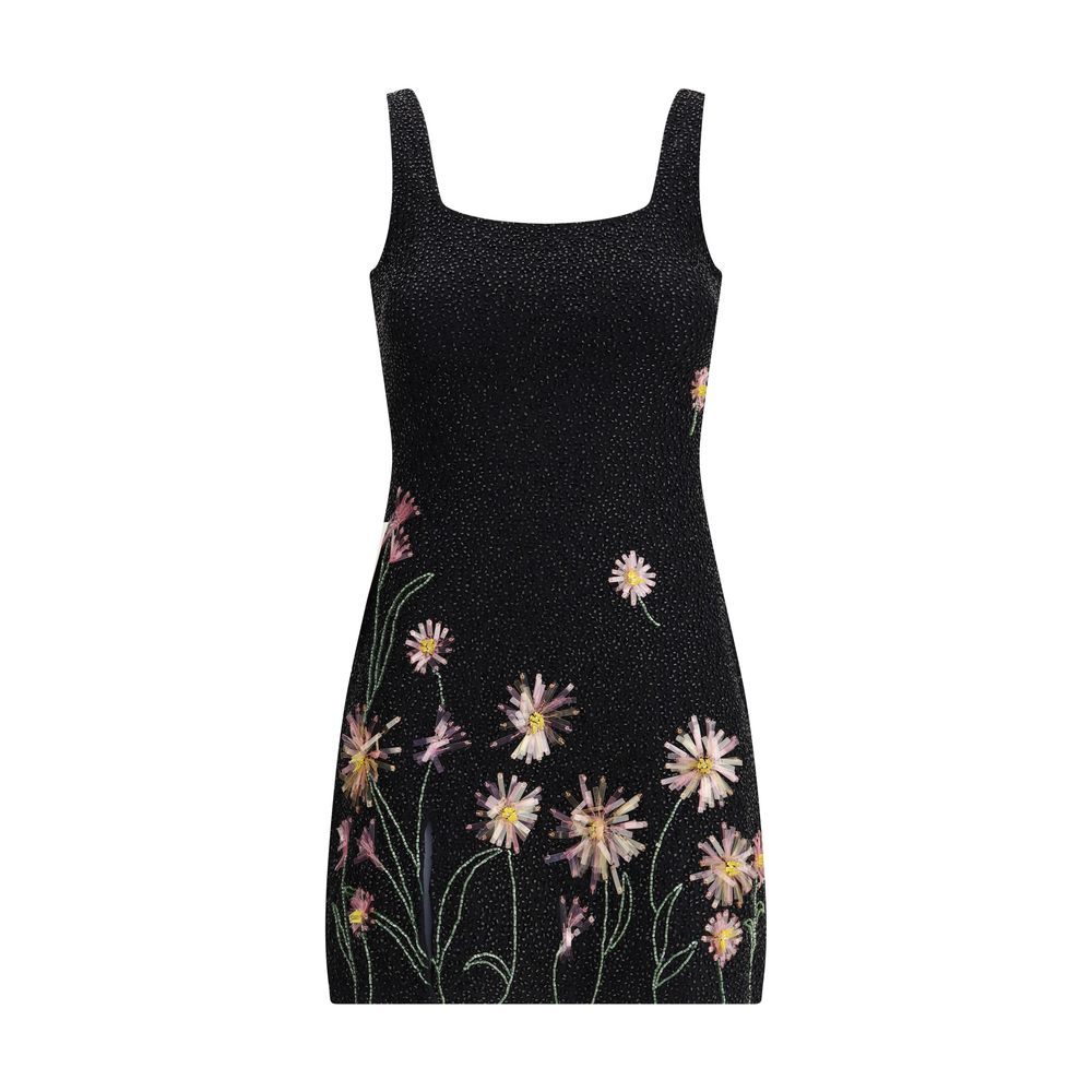 Staud Black Nylon Cocktail Dress
