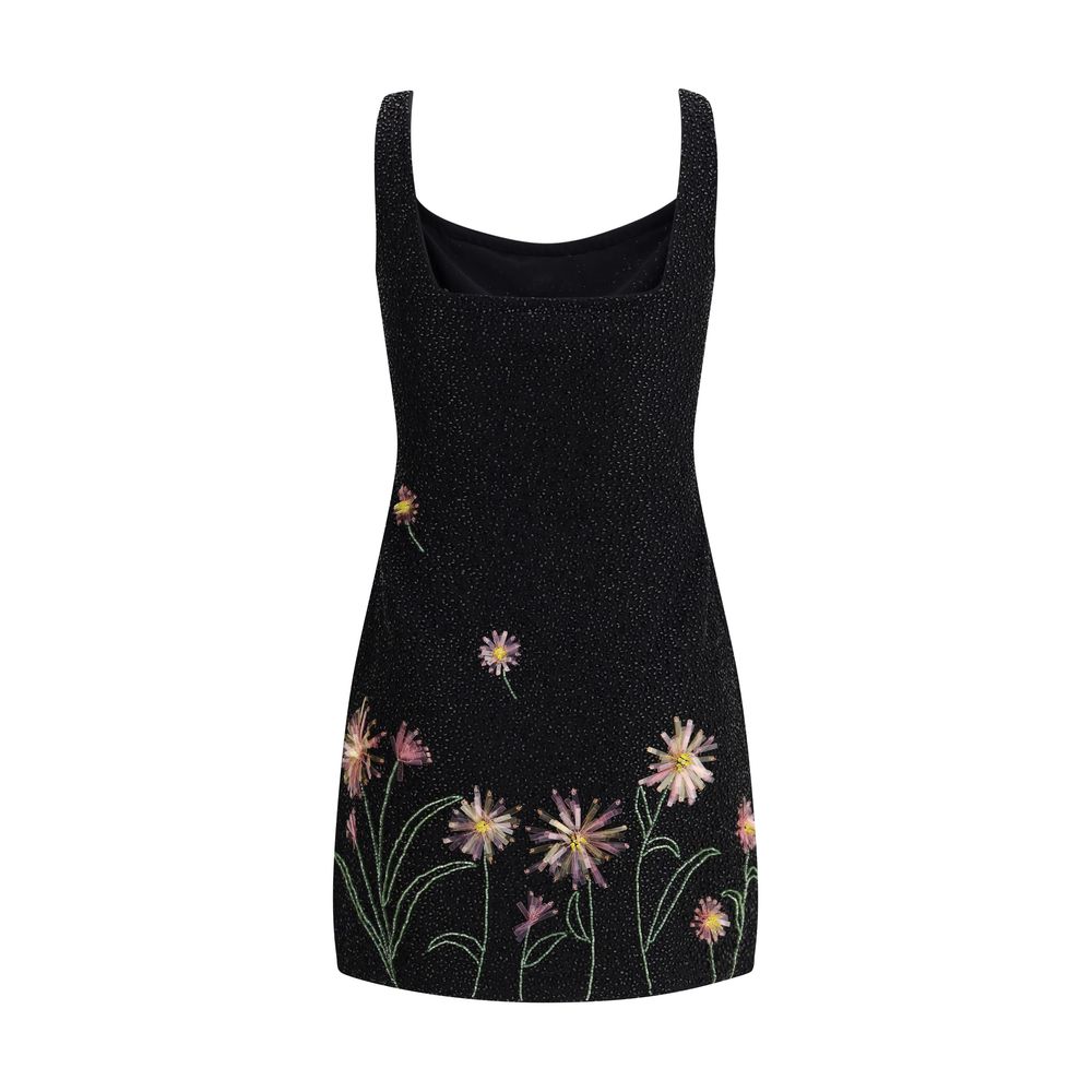 Staud Black Nylon Cocktail Dress