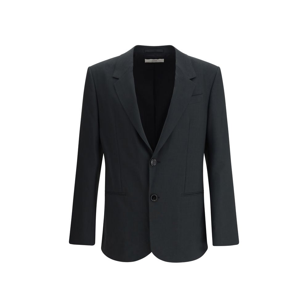 Ami Paris Gray Fleece Wool Clothing