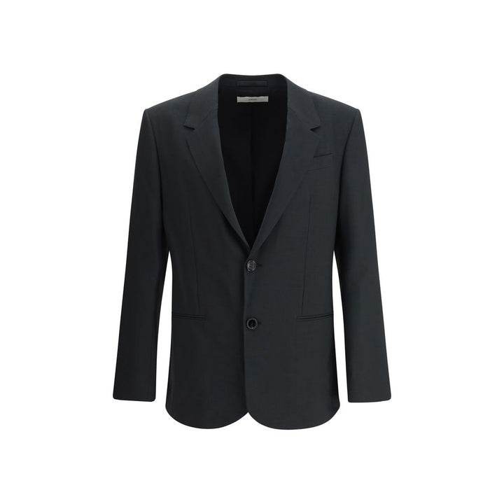 Ami Paris Gray Fleece Wool Clothing