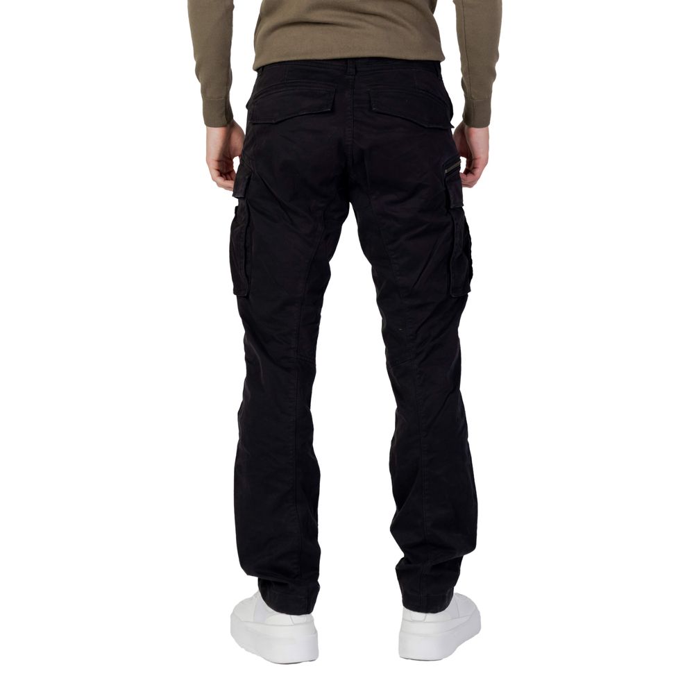 Replay Black Cotton Relaxed Fit Jean