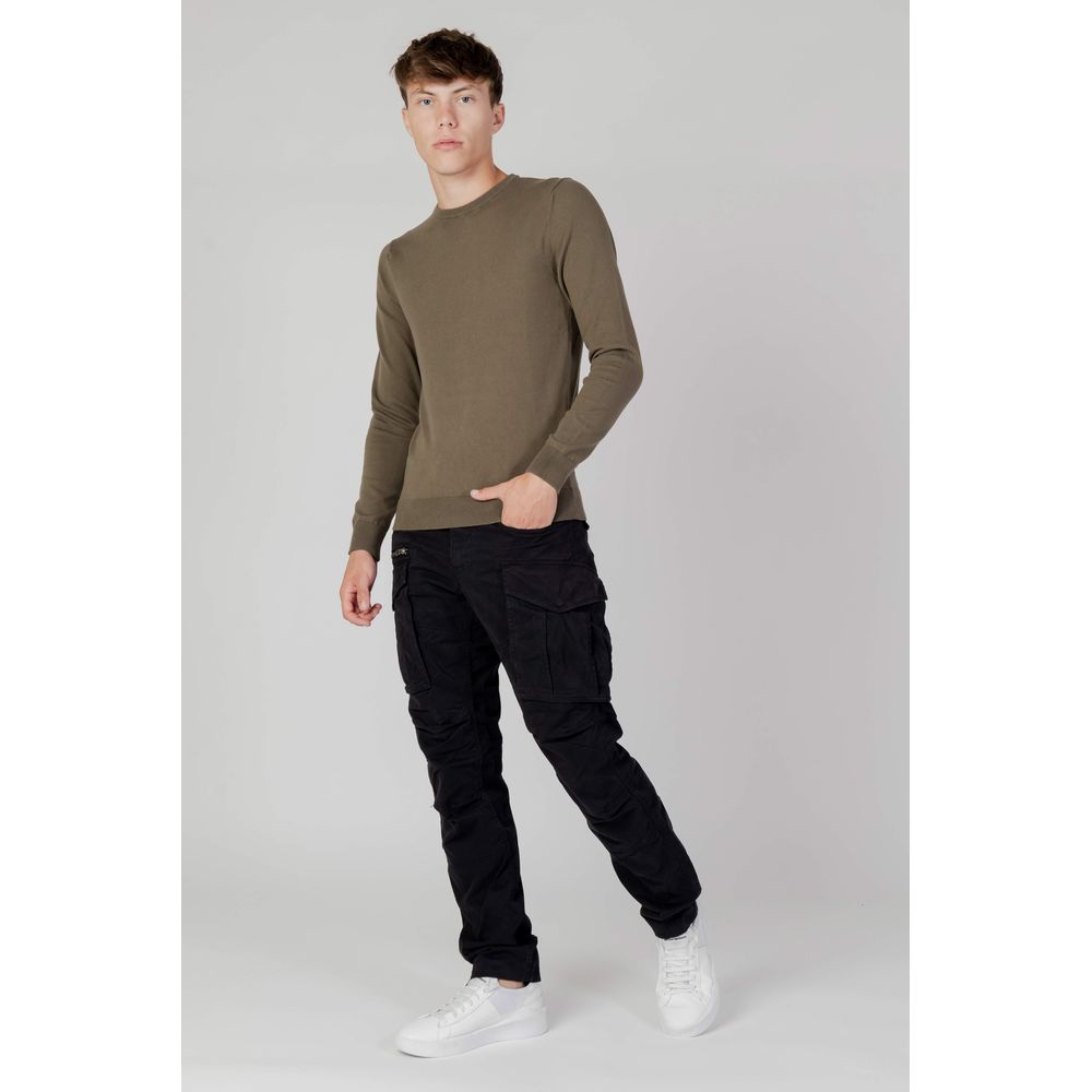 Replay Black Cotton Relaxed Fit Jean