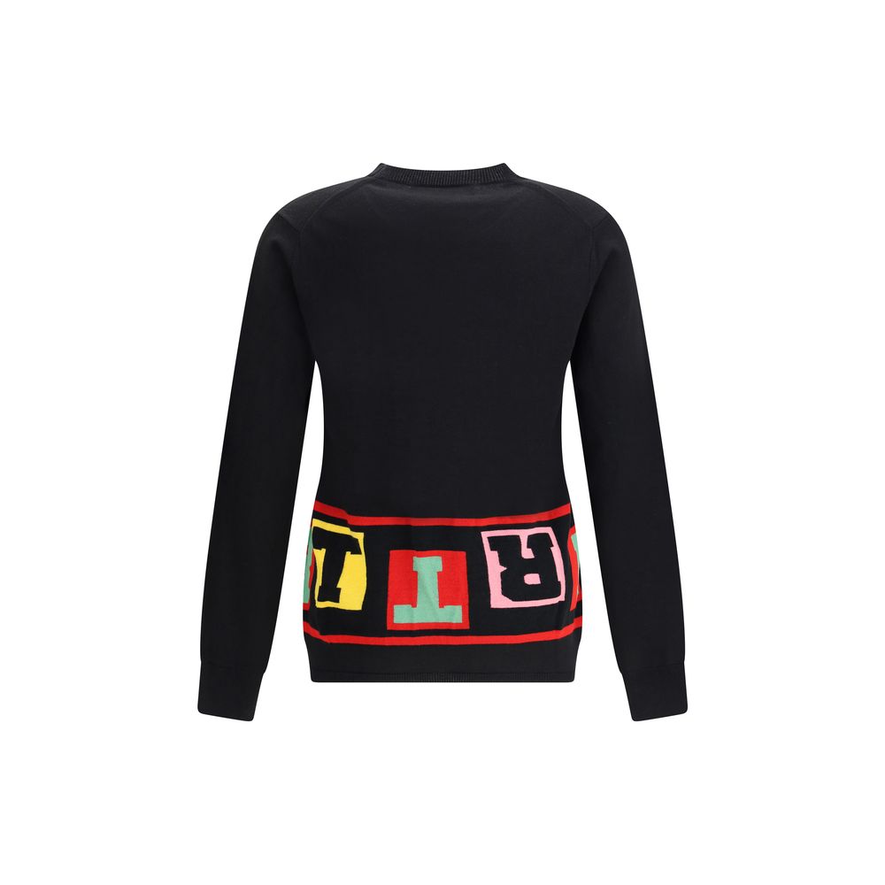 Comme Des Garçons Black Marabou Sweatshirt