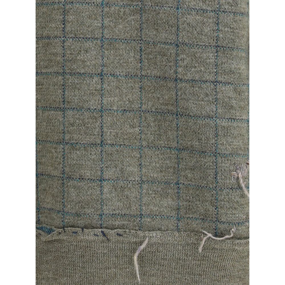Margiela Bicolor Fleece Wool Sweatshirt