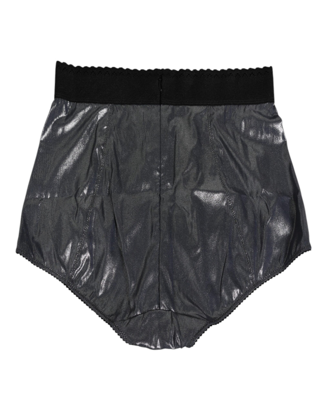 Dolce & Gabbana Gray Silk Stretch Slip Girdle Panty Underwear