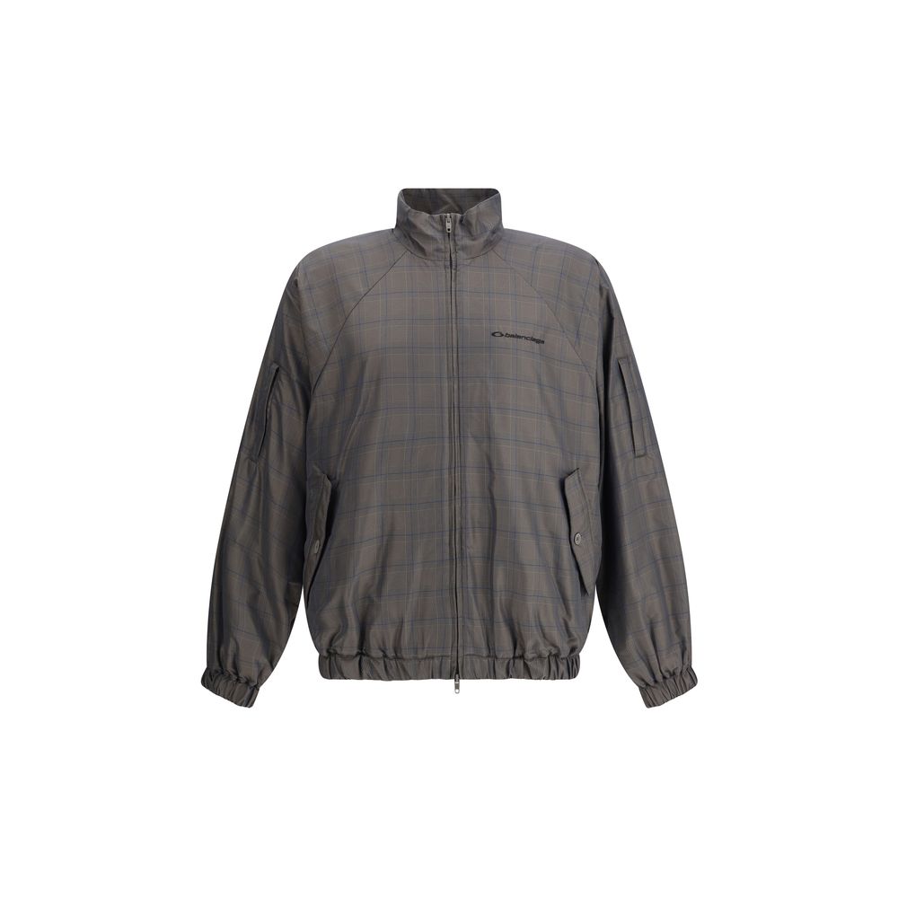Balenciaga Brown Cotton Shell Jacket