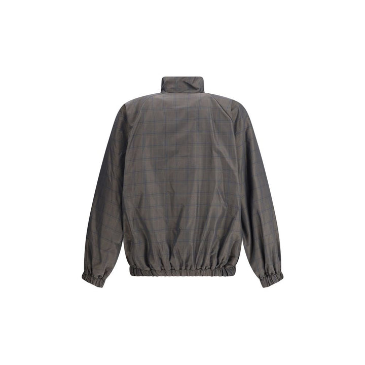 Balenciaga Brown Cotton Shell Jacket
