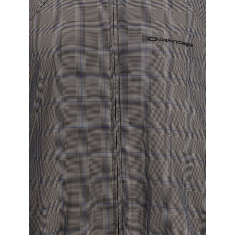 Balenciaga Brown Cotton Shell Jacket