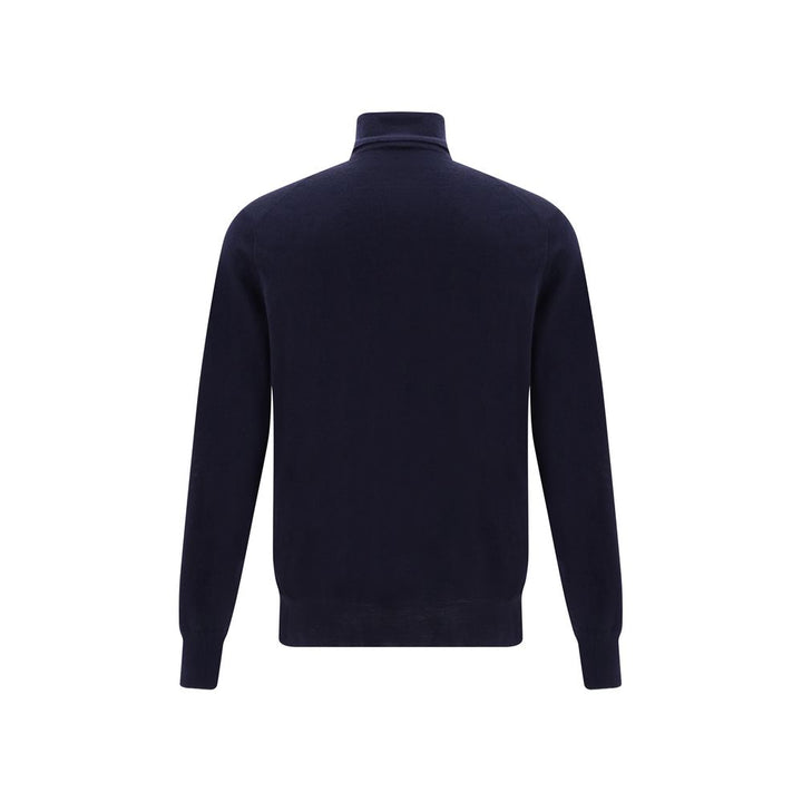 Brunello Cucinelli Blue Cashmere Sweater