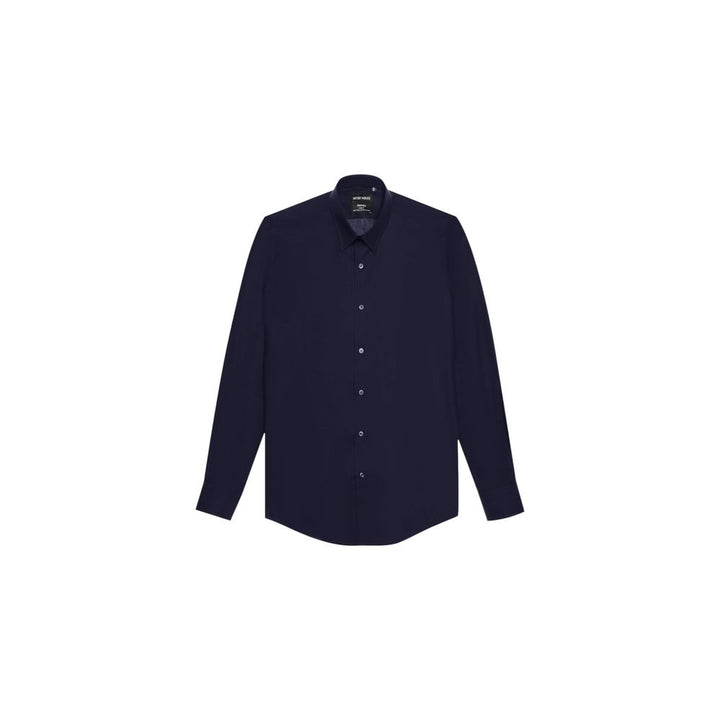 Antony Morato Blue Cotton Dress Shirt