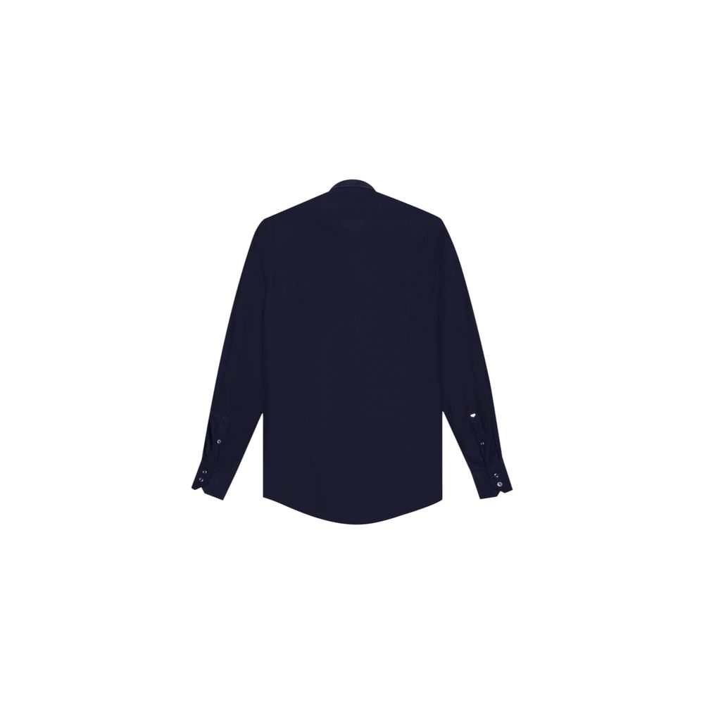 Antony Morato Blue Cotton Dress Shirt