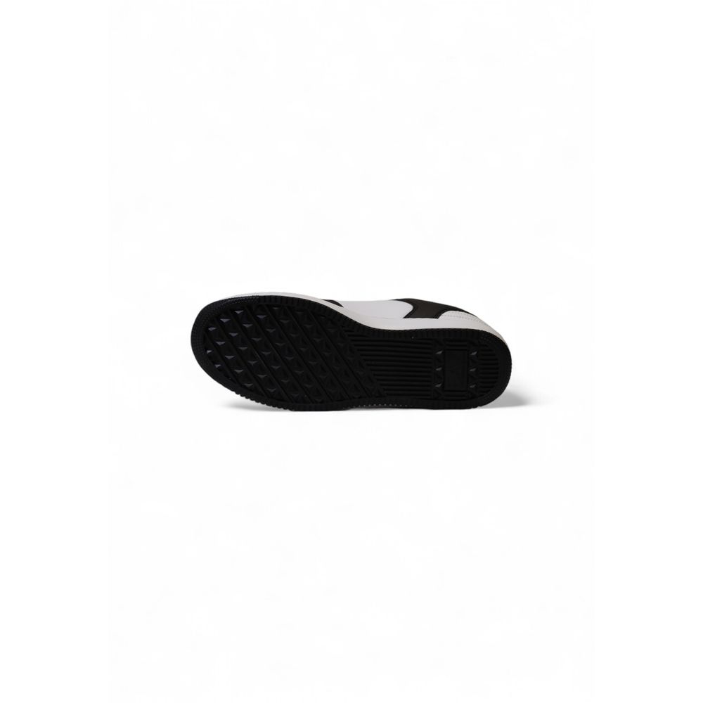 EA7 Emporio Armani Black And White Polyester Athletic Sneakers
