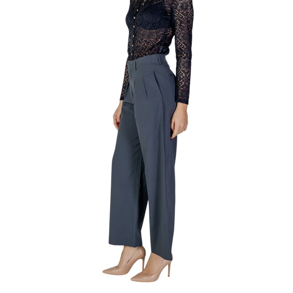 Calvin Klein Jeans Gray Recycled Polyester Casual Pants