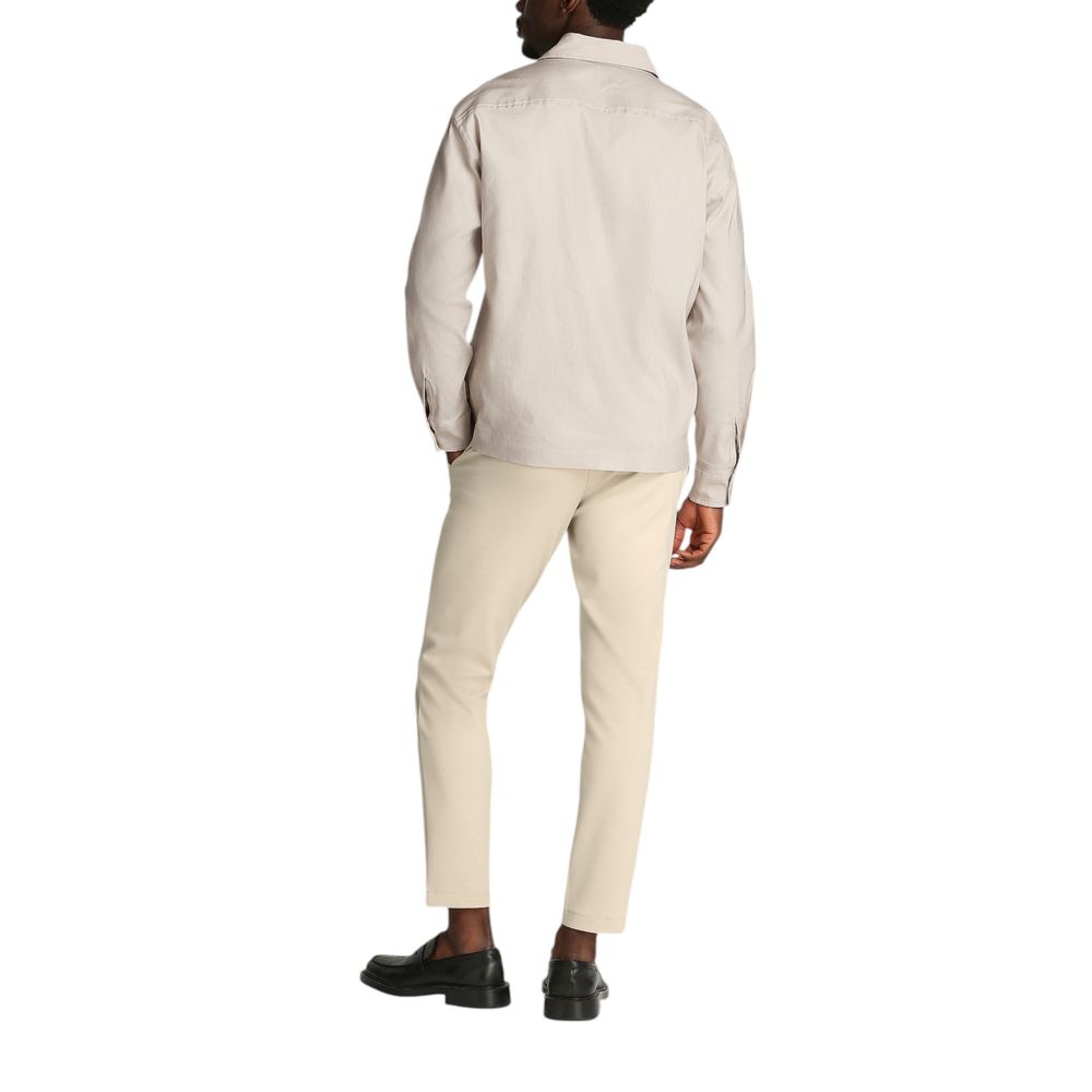 Calvin Klein Beige Lyocell Coat